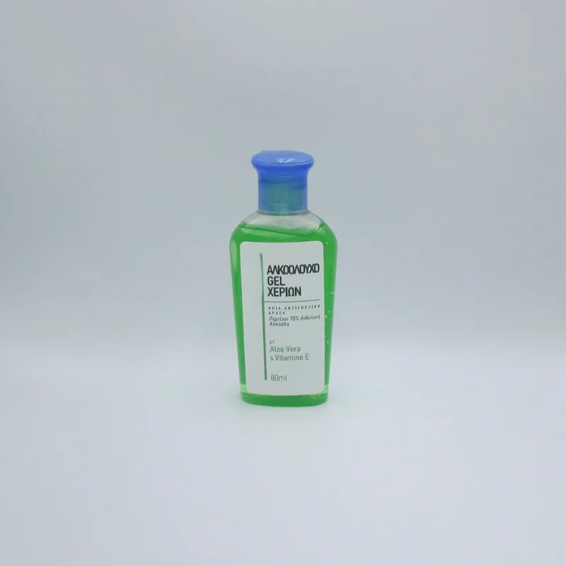 Gamma Aromatics Αλκοολούχο Gel Χεριών με 70% Αιθυλική Αλκοόλη, με Aloe Vera και Βιταμίνη Ε 80ml