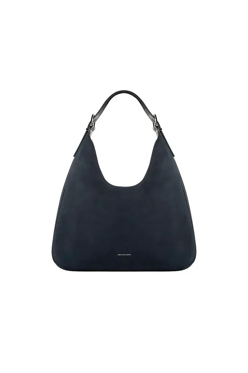 Michael Kors γυναικεία δερμάτινη τσάντα hobo "Nolita" - 30F4SY5H3T Σκούρο Μπλε
