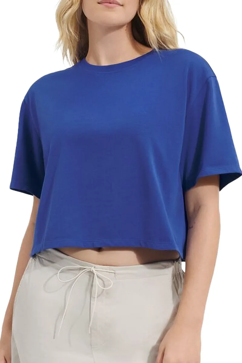 Μπλούζα Κοντομάνικη Ugg Tana Cropped 1125159-AZUL Γυναικείο