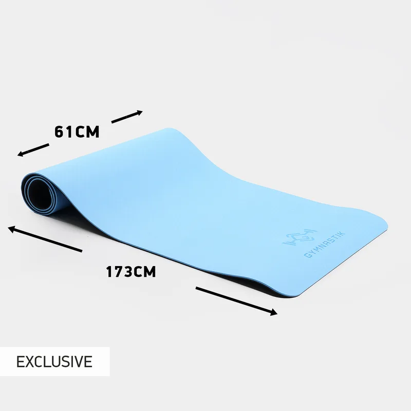 GYMNASTIK Double Color Στρώμα Yoga - Pilates 173 x 61 x 0.6 cm (9000091593_3455)