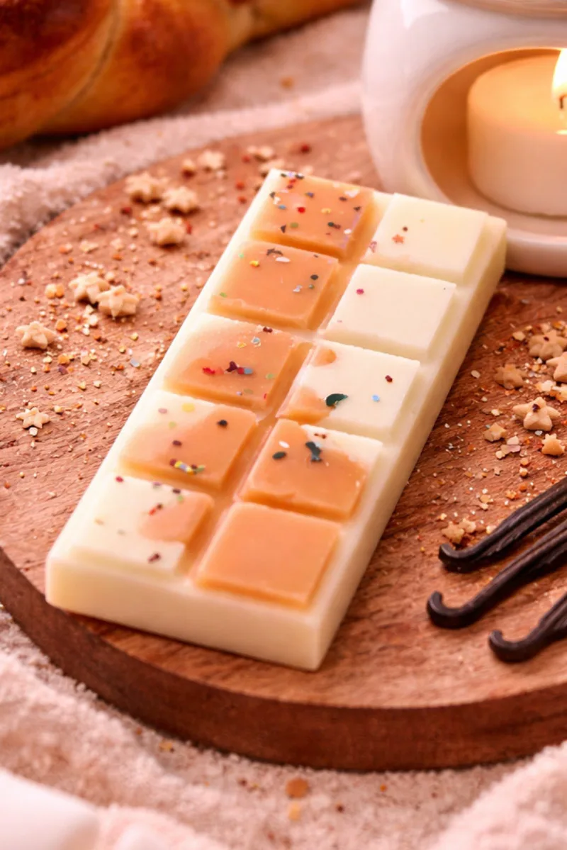 Wax Bar Φυτικο Σε Σχημα Σοκολατας Με Αρωμα Τσουρεκι 11x4x0cm Μονόχρωμο CANDLEMAKER