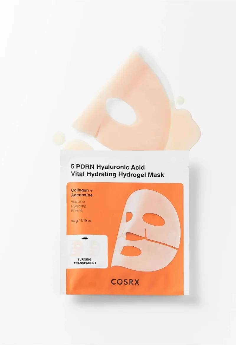 5PDRN Hyaluronic Acid Vital Hydrating Hydrogel Mask 1pcs