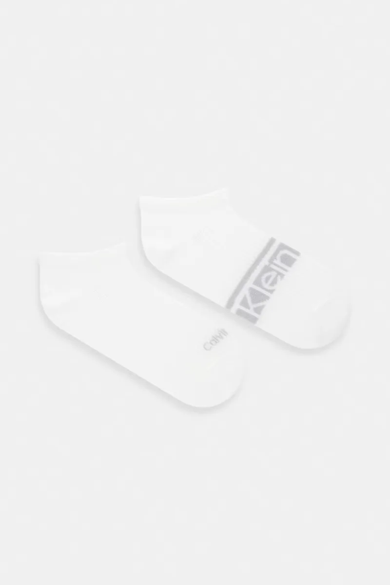 Calvin Klein γυναικείες κάλτσες CK Women Sneaker Logo Stripe (Συσκ. με 2 ζεύγη)-701238129-001