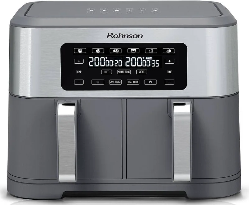 ΦΡΙΤΕΖΑ ΑΕΡΟΣ ROHNSON R-2844 DUAL BASKET 8,5LT