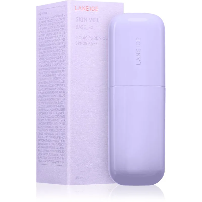 LANEIGE Skin Veil Base EX διορθωτική βάση για μακιγιάζ απόχρωση Pure Violet 30 ml