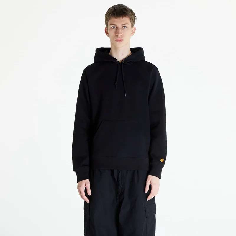 Φούτερ Carhartt WIP Hooded Chase Sweat UNISEX Black/ Χρυσό XL