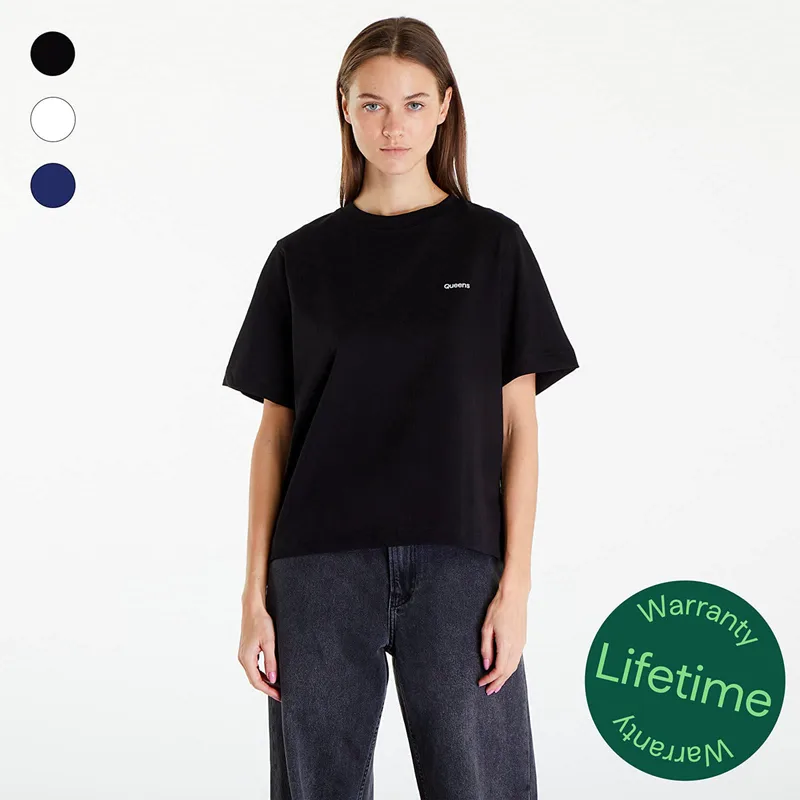 T-shirt Queens 3-Pack Men’s Essential Contrast Print Black/ White/ Navy XL