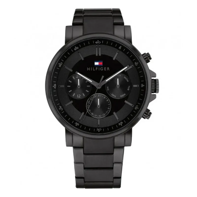 TOMMY HILFIGER Tyson Black Stainless Steel Bracelet 1710590