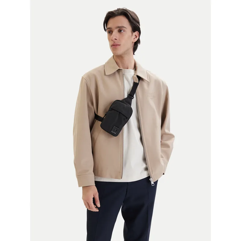 Τσαντάκι Calvin Klein Utility Emblem Phone Crossbody LV04D1192G Μαύρο