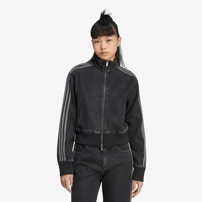Μπουφάν adidas Firebird Denim Tracktop True Black Denim L