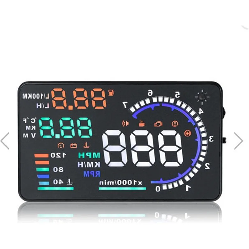 A8 Ψηφιακό Head up Display Αυτοκινήτου obd2 5.5"