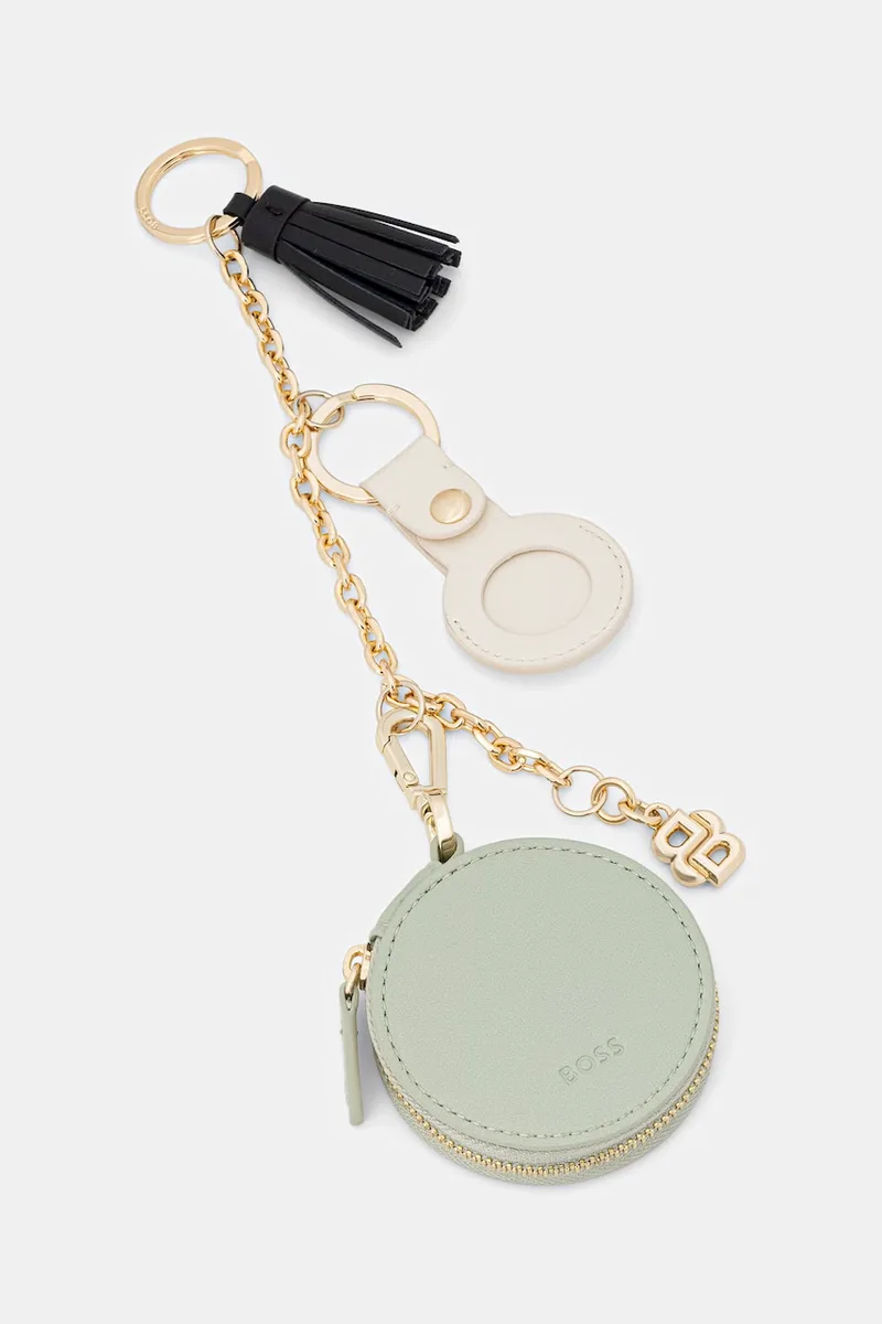 BOSS μπρελόκ γυναικείο δερμάτινο MULTI CHARMS