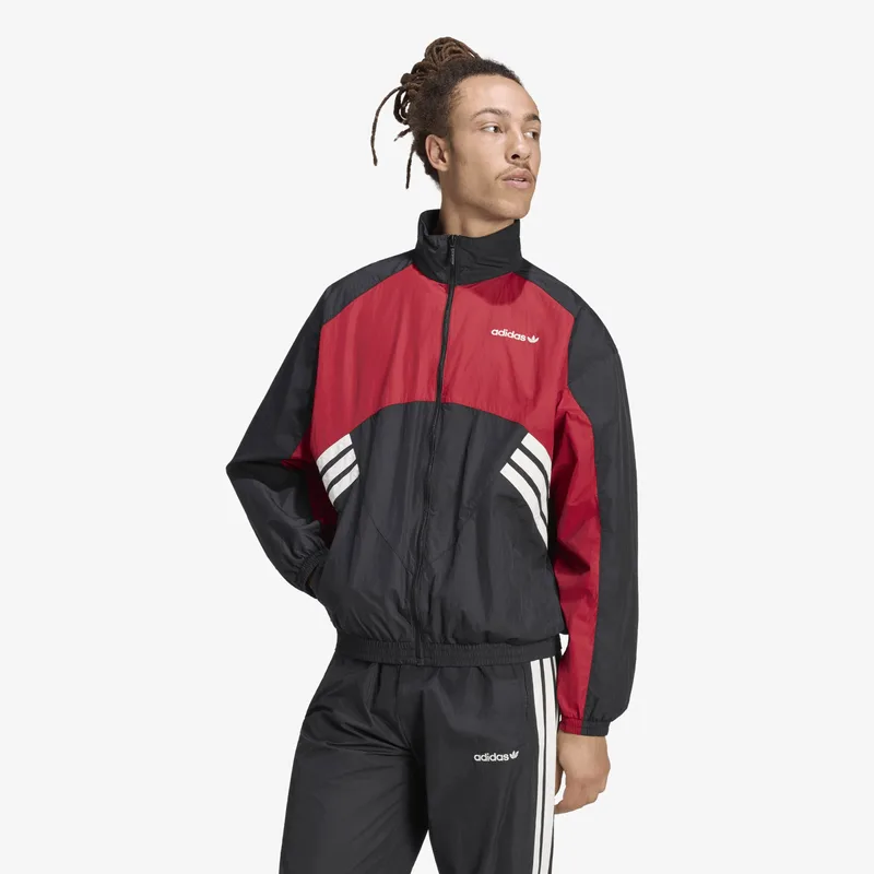 Μπουφάν adidas Cutline Tracktop Black/ Team Victory Red M