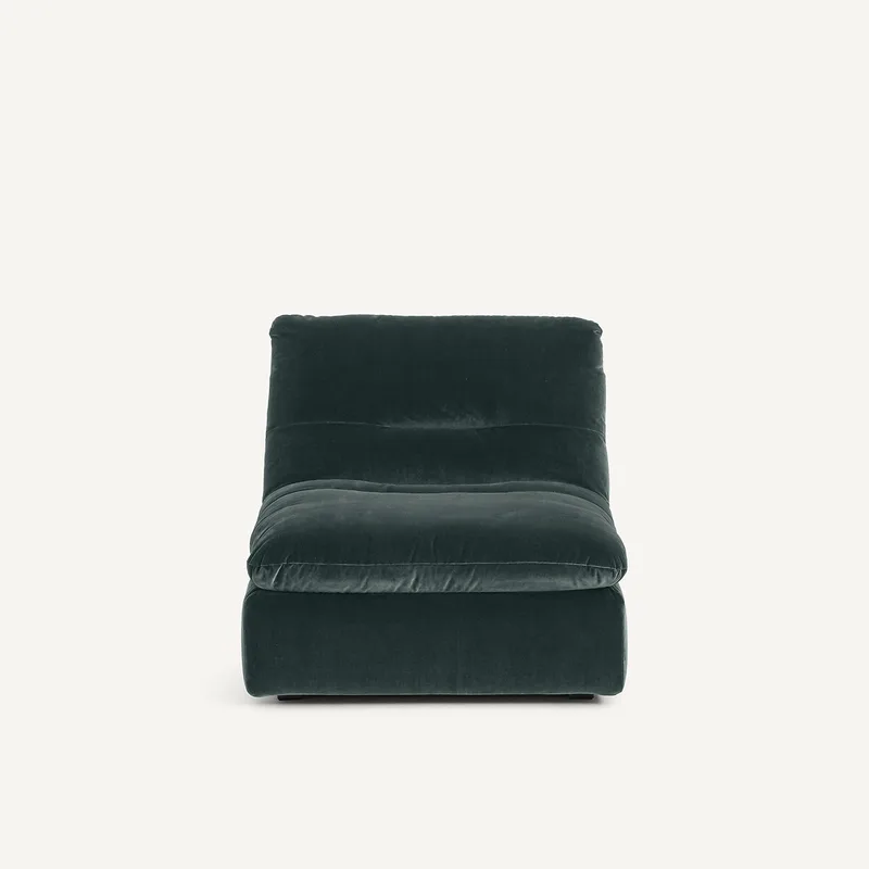 Πολυθρόνα σύνθεσης από βελούδο Μ105xΠ91xΥ82cm