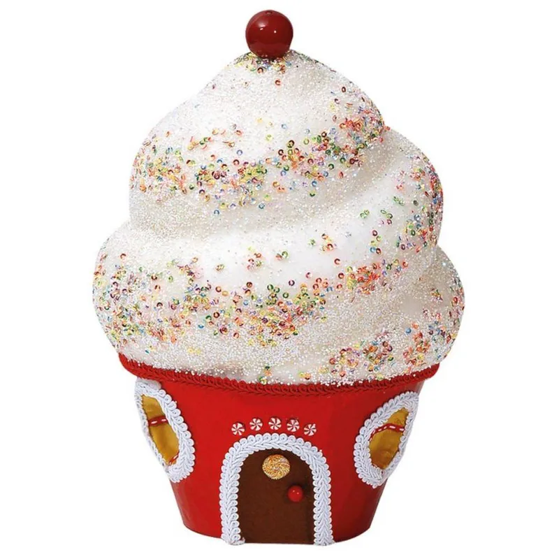Cupcake Χριστουγεννιάτικο Διακοσμητικό