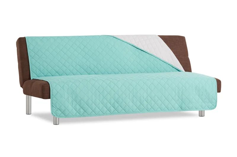 Σταθερά Καλύμματα Καναπέ Click Clack Διπλής Όψης Universal Quilt - Ακουα - 170x200 (170x200) -10+ Χρώματα Διαθέσιμα-Καλύμματα Σαλονιού