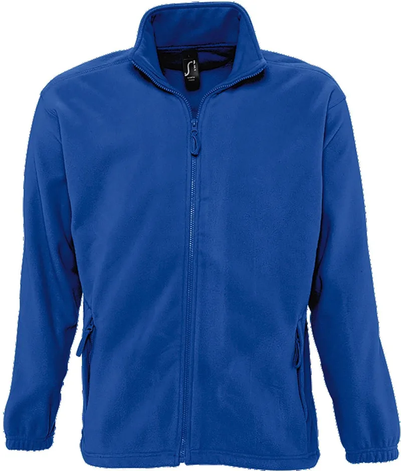Ανδρική ζακέτα fleece North SOLS 55000 Royal Blue