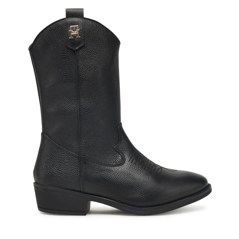 Καουμπόικες Μπότες & Μποτάκια Tommy Hilfiger T3A6-34040-0036999 Μαύρο