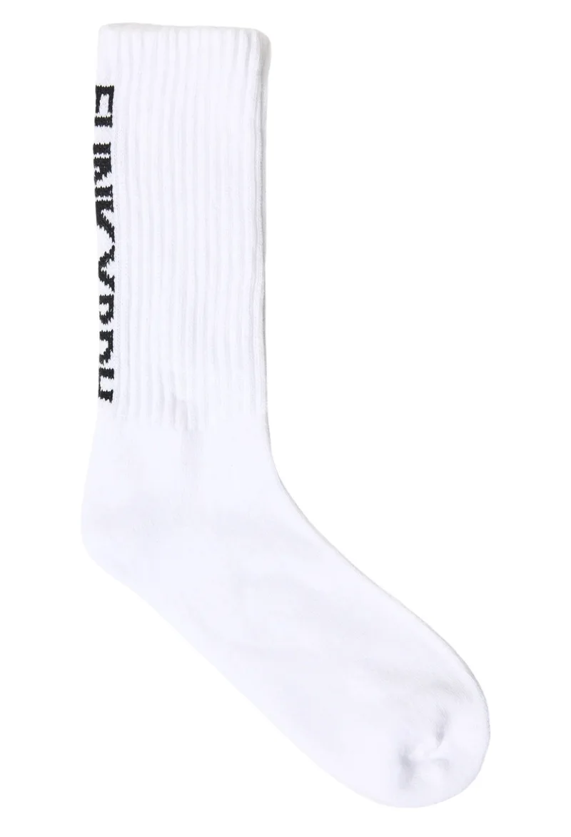 Κάλτσες Funky Buddha Ριμπ Με Λογότυπο FBM013-315-10-OFF WHITE Ανδρικό
