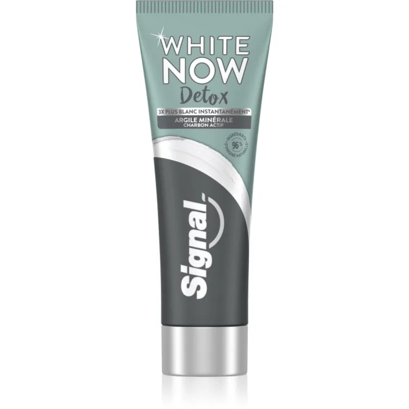 Signal White Now Detox Charcoal οδοντόκρεμα 75 ml