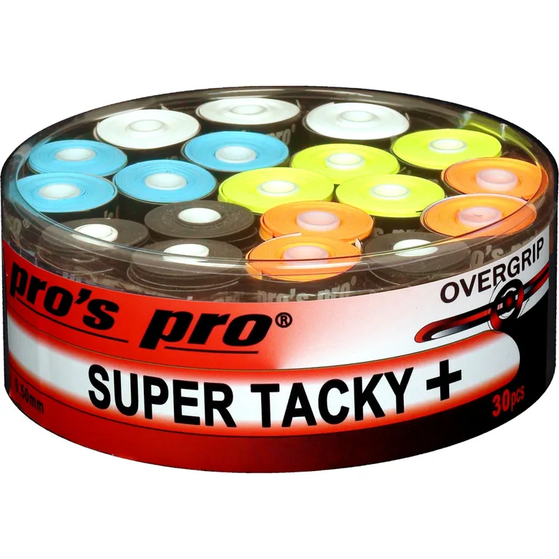 Pro's Pro Super Tacky Plus Tennis Overgrips x 30