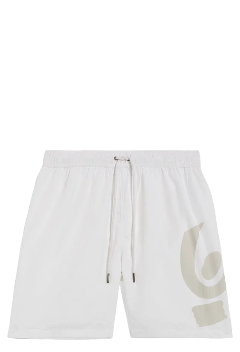 Μαγιό Βερμούδα Freddy Logo Medium Boardshort FRY1MBM02-WHITE Ανδρικό
