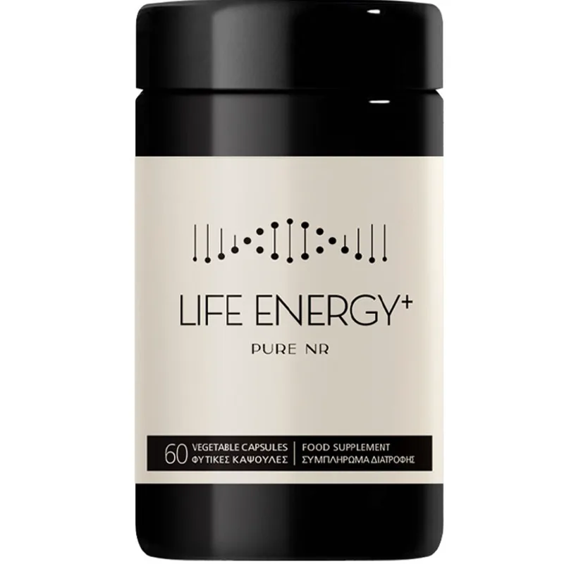 Natural Doctor Life Energy+ Συμπλήρωμα Διατροφής Συνενζύμου Ριβοζυλονικοτιναμίδιου, Πρόδρομη Μορφή του NAD+ για Ενέργεια σε Κυτταρικό Επίπεδο & Επιδιόρθωση του DNA 60veg.caps