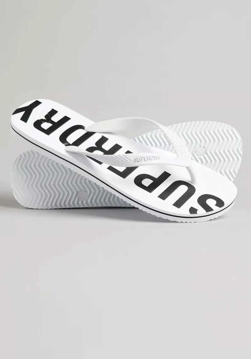 Superdry Σαγιονάρες Θαλάσσης της σειράς Essential Flip Flop - MF310186A  01C Optic White