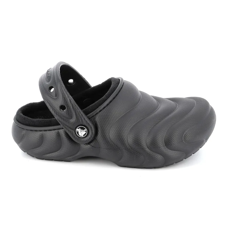 Σαμπό Crocs Classic Lined Overpuff Clog Χρώματος Μαύρο 210059-001