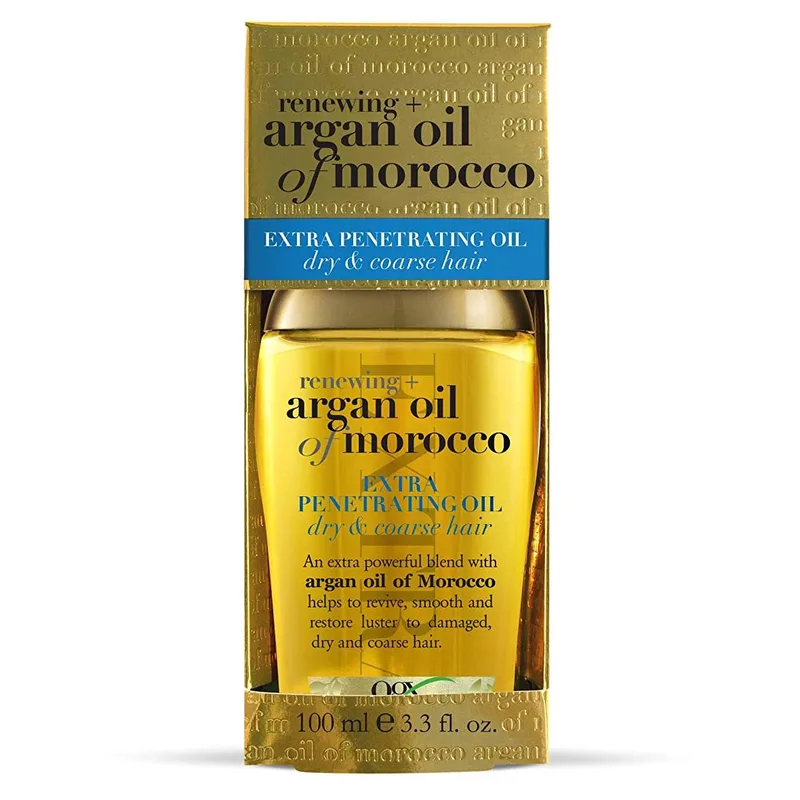 OGX Argan Oil of Morocco Extra Penetrating Oil Πολύτιμο Πλούσιο Έλαιο Αναδόμησης στα Ξηρά, Κατεστραμμένα Μαλλιά 100ml