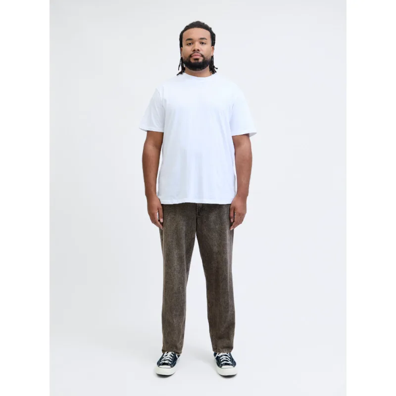 Jean σταθερό μεσαίου καβάλου plus fit, "Chris Original ST 336" by Jack & Jones - Black