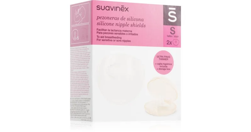 Suavinex Zero Zero Silicone nipple protectors size S 21 mm 2 pieces
