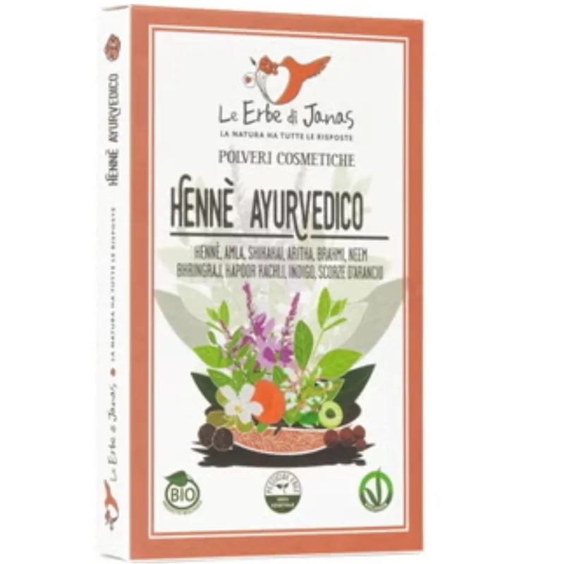 Le erbe di janas Ayurvedic Henna, 100g