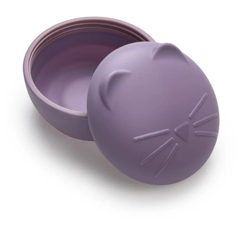 Melii Silicone Bowl with Lid τάπερ για σνακ Cat 350 ml