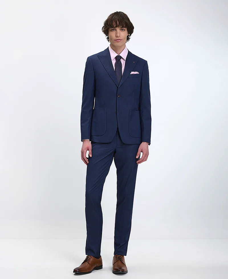 Mark Up Ανδρικό Κοστούμι Slim Fit Πολυεστερικό Με Μικροσχέδιο