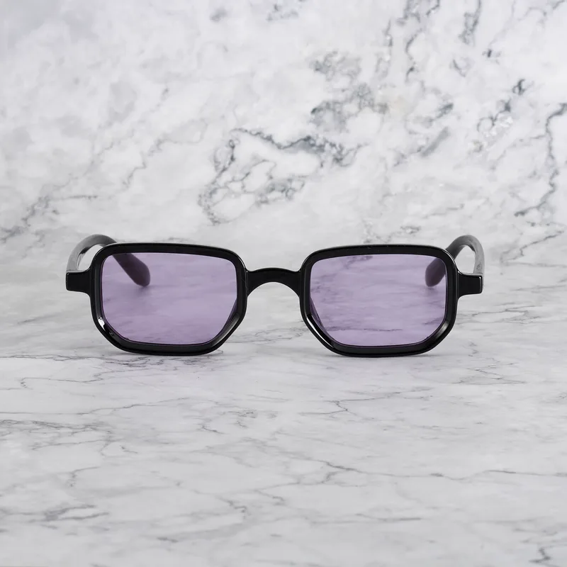 BILLIE Tinted Sunglasses | Black | Purple Shades | Explicit Poets Sunglasses
