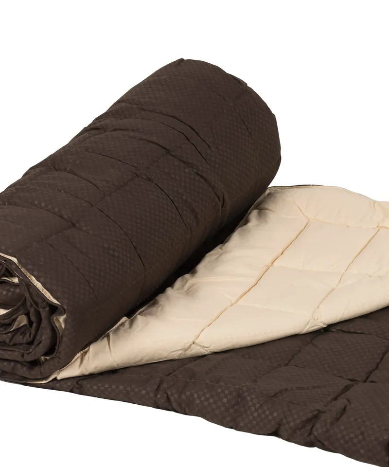Πάπλωμα Μονό Silk Fashion 11053 Καφέ/Μπέζ 160x220