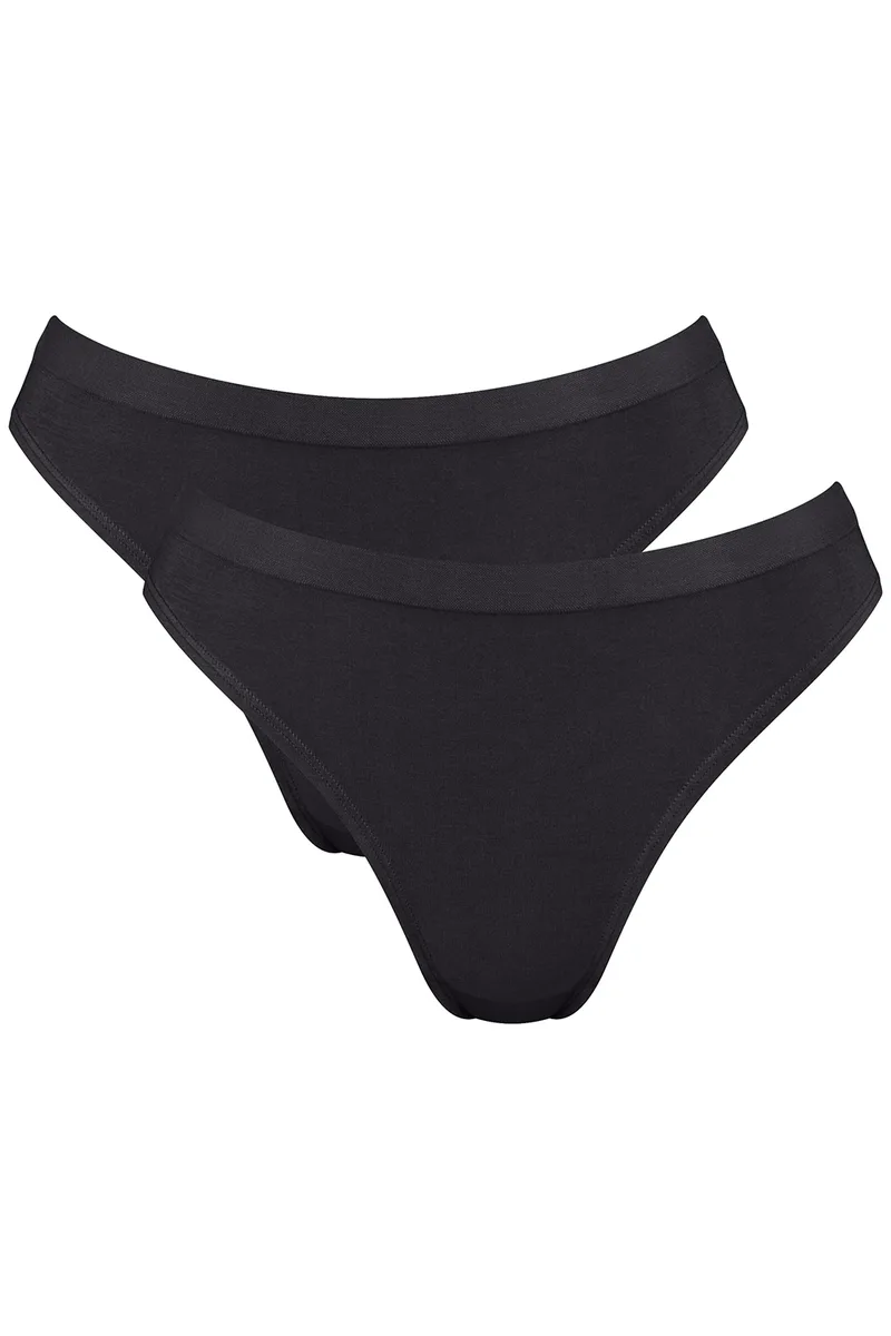 Sloggi Γυναικεία εσώρουχα απο ύφασμα modal Sloggi Go Sence High Leg 2P(Συσκ. 2 τεμαχίων)-10225668-0004