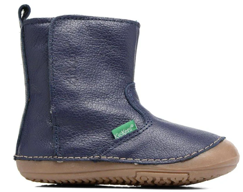 ΜΠΟΤΑΚΙ KICKERS SOCOOL ΣΚΟΥΡΟ ΜΠΛΕ (EU:20)