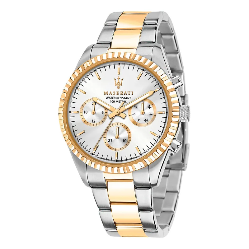 Maserati Men's Watch R8853100021 (43mm) Χρυσό Plated