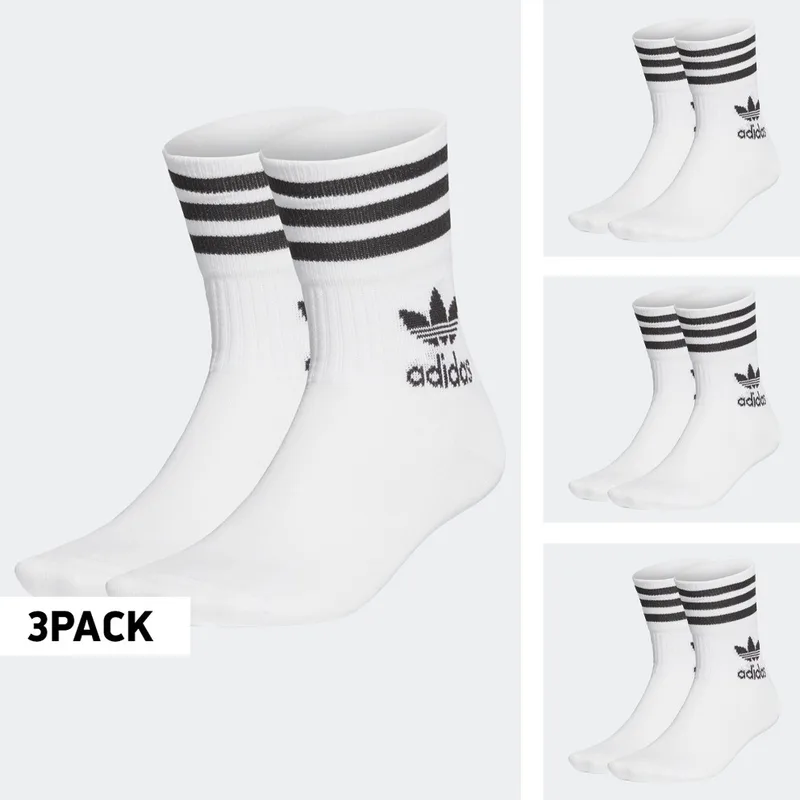 adidas Originals Mid Cut Unisex Κάλτσες 3-Pack (9000058058_1540)