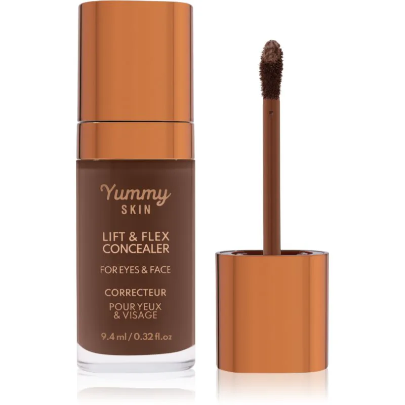 Danessa Myricks Beauty Yummy Skin Lift & Flex Concealer υγρό κονσίλερ με ματ αποτελέσματα απόχρωση 17 - Dark with Warm Undertones 8.4 ml