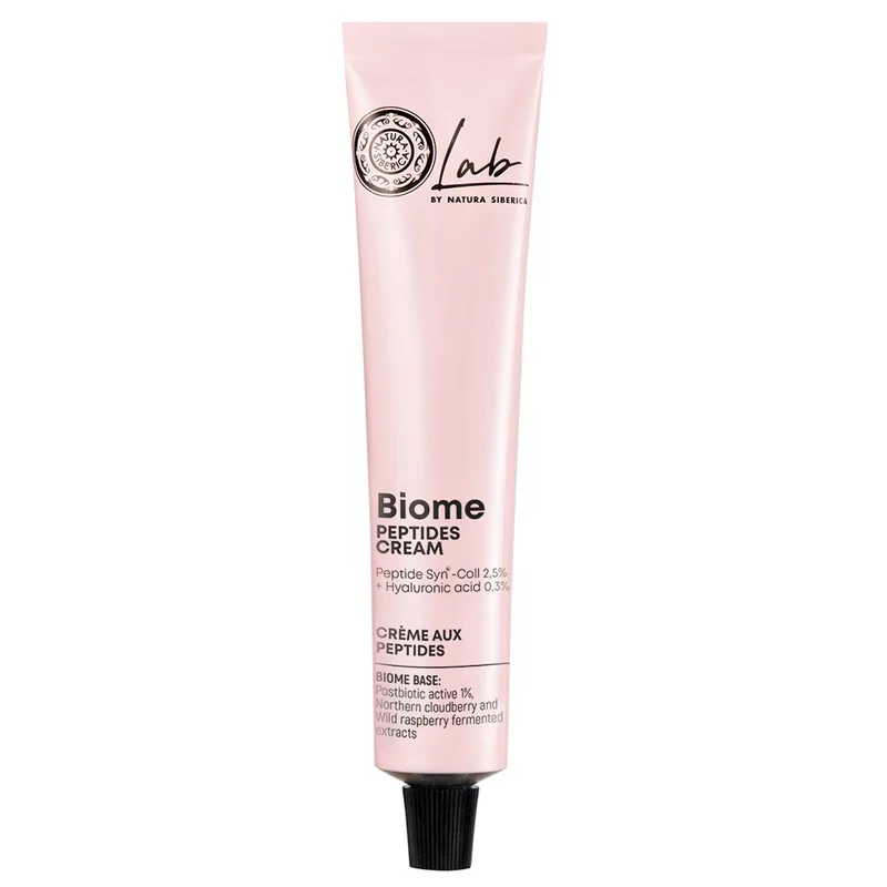 Natura Siberica Lab Biome Peptides Face Cream Κρέμα Αναγέννησης Προσώπου με Υαλουρονικό Οξύ & Πεπτίδιο Syn- Coll 50ml