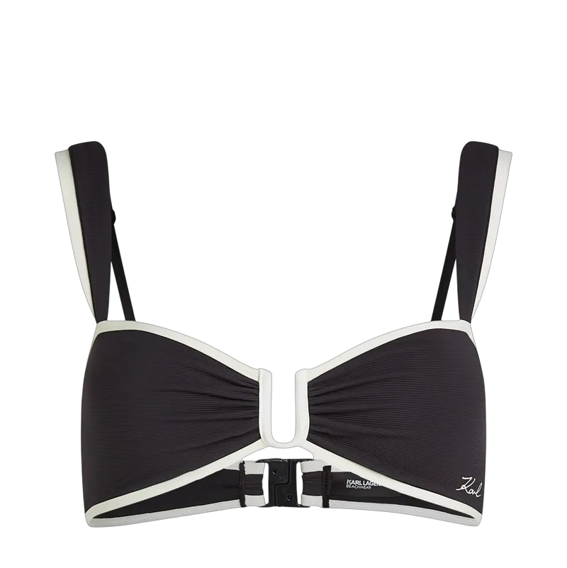 Γυναικείο Signature Μπικίνι Τοπ Μαύρο Karl Lagerfeld B2W46022-999 Black