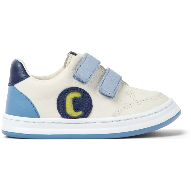 CAMPER Runner - Sneakers Για Firstwalkers - Λευκό,Μπλε,Πράσινο, Μέγεθος 24, Smooth leather