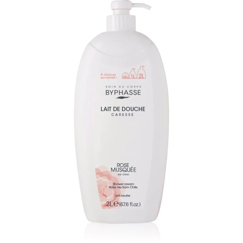 BYPHASSE Rose Hip κρέμα για ντους 2000 ml