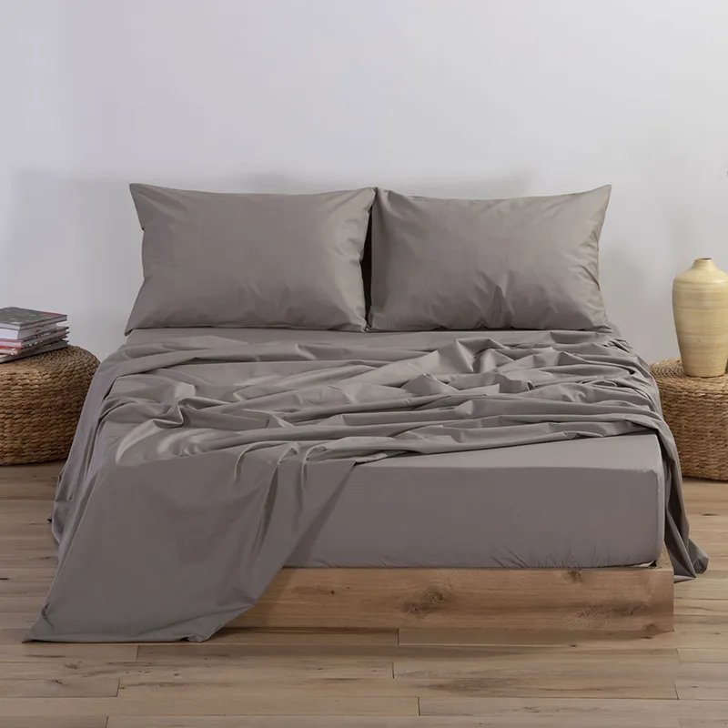 Σεντόνι Μεμονωμένο Μονό 100X200+30 Nef Nef Basic 1185-Mocca Με Λάστιχο (100x200+30)