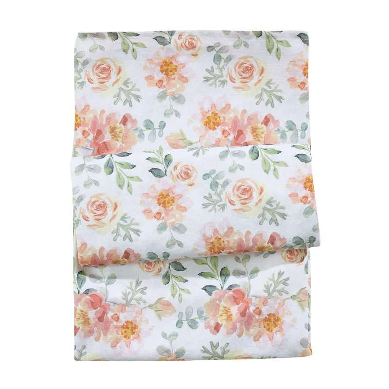 Τραπεζομάντηλο Polycotton 140x220εκ. Kitchen 0720 Λευκό-Πράσινο-Σομόν Das Home (Χρώμα: Λευκό, Ύφασμα: 70% Πολυεστέρας-30% Βαμβάκι) - Das Home - 426414100720