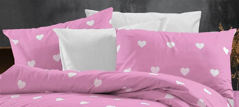 Μαξιλαροθήκη Φάκελος Polycotton 50x70εκ. Αίσθησις 608 Ροζ DimCol (Χρώμα: Ροζ, Ύφασμα: 70% Βαμβάκι-30% Polyester) - DimCol - 33311647069