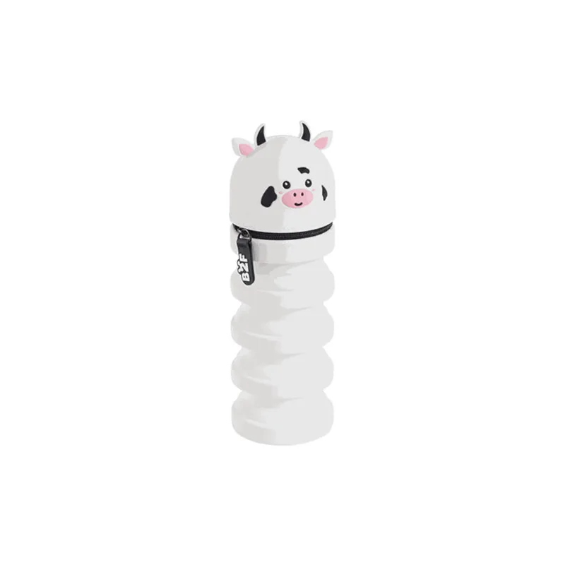 Πτυσσόμενη Kασετίνα Mολυβοθήκη Miquelrius Back2Fun Silicone Aγελαδίτσα 6.5x11.5cm